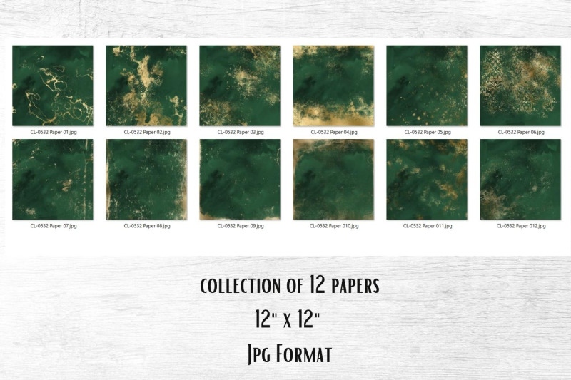 emerald-watercolor-green-amp-gold-papers