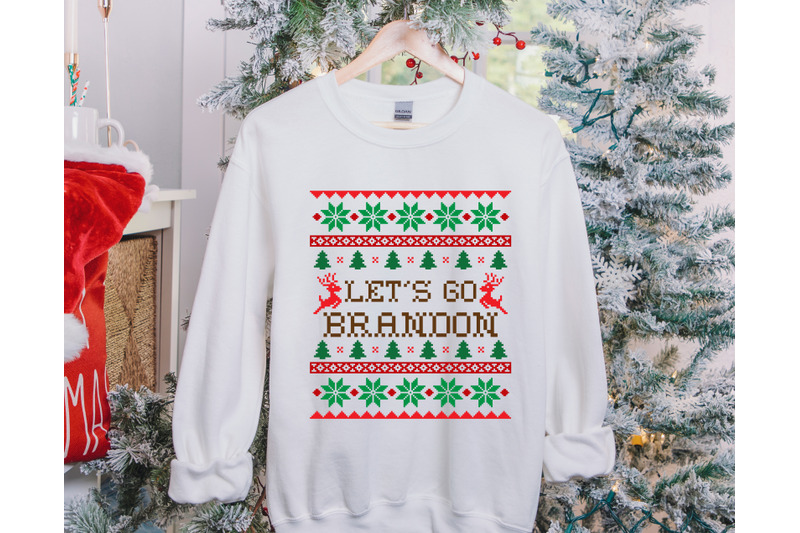 let-039-s-go-brandon-ugly-christmas-sweater-svg