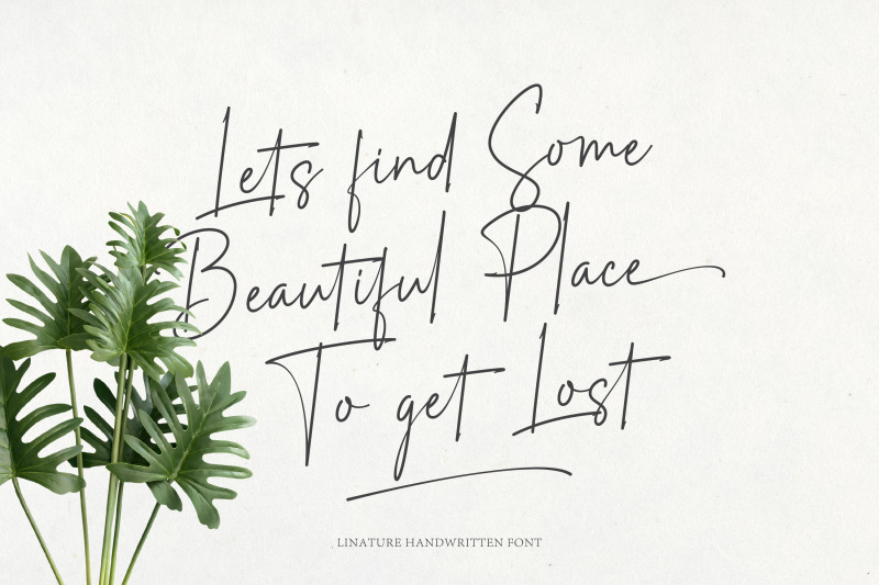 linature-signature-font