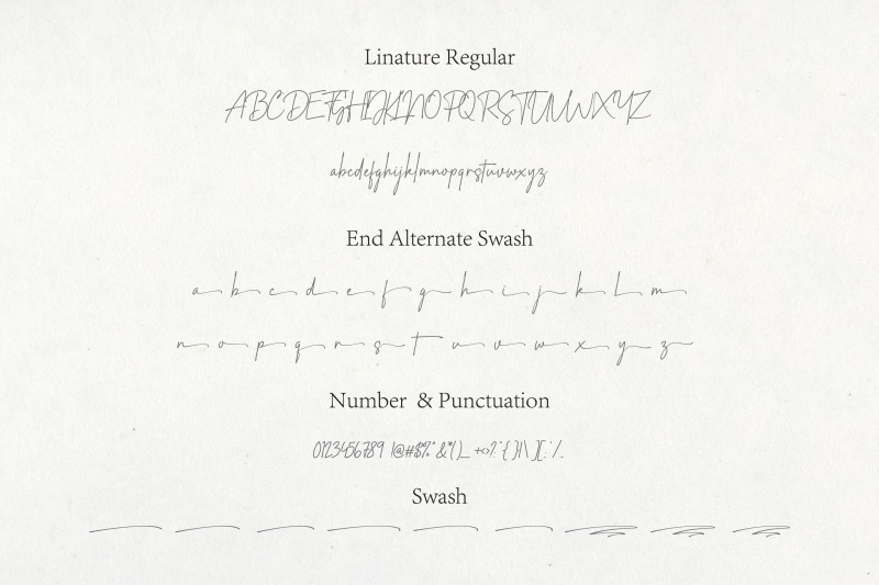 linature-signature-font