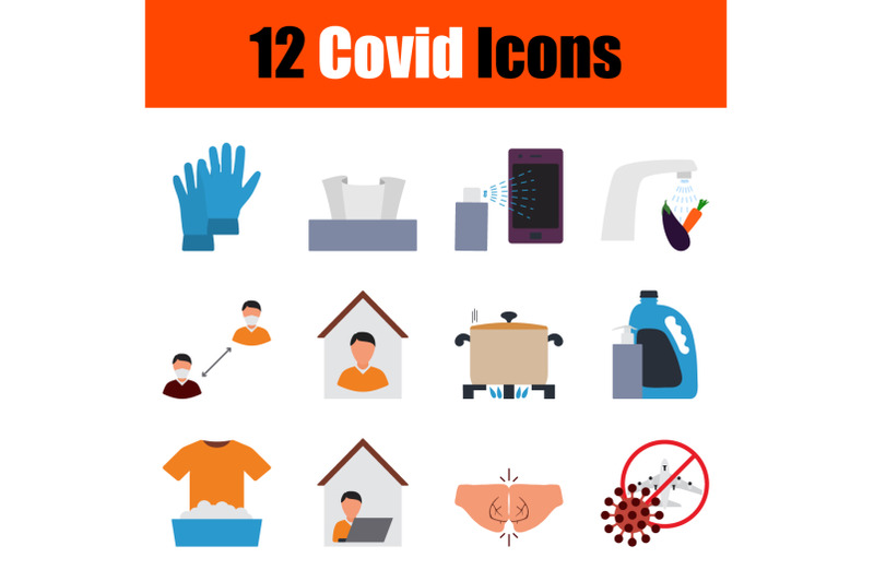 covid-icon-set