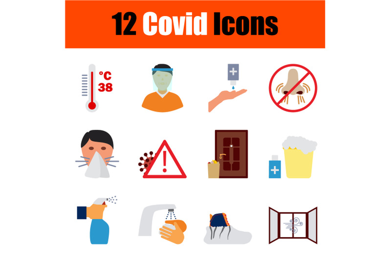 covid-icon-set