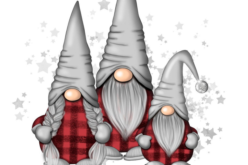 red-buffalo-plaid-christmas-family-gnomes