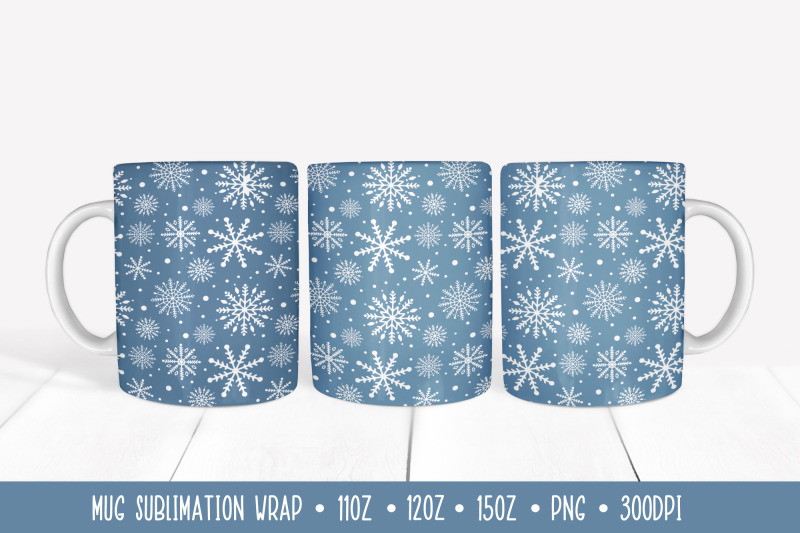 winter-snowflakes-mug-sublimation-design-christmas-mug-wrap