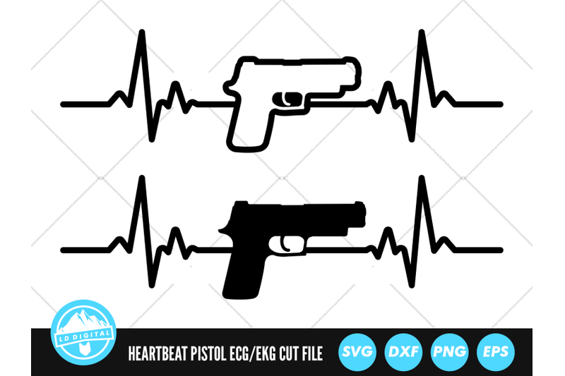 heartbeat-line-gun-svg-ecg-ekg-cut-file-pistol-svg