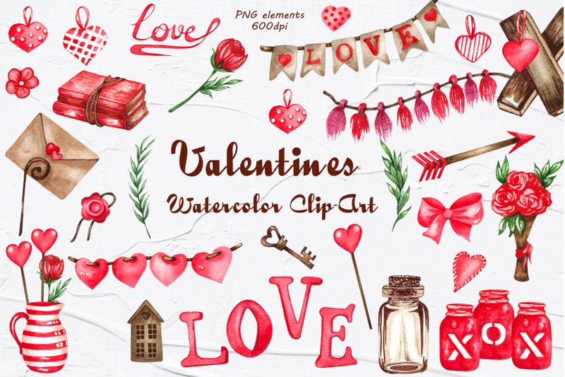 valentine-039-s-watercolor-clipart