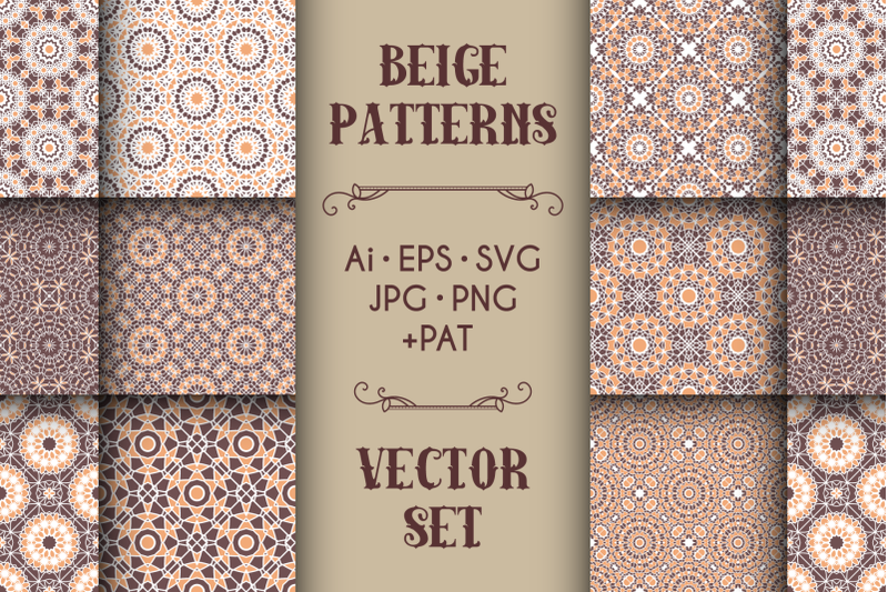 beige-mosaic-patterns
