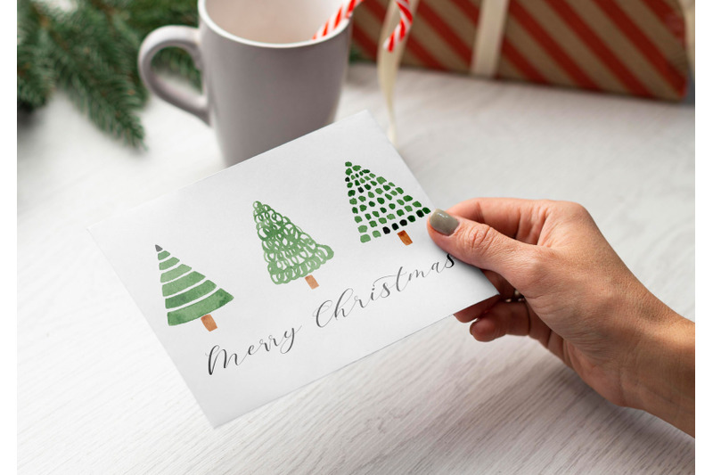 cute-watercolor-christmas-trees-card