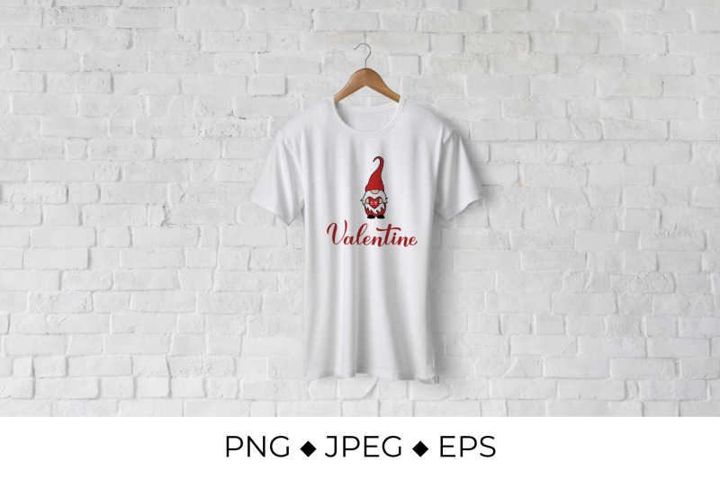 be-my-valentine-lettering-cute-gnome-sublimation