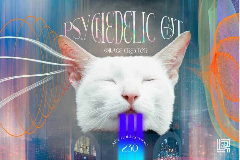 psychedelic-cat-collage-creator