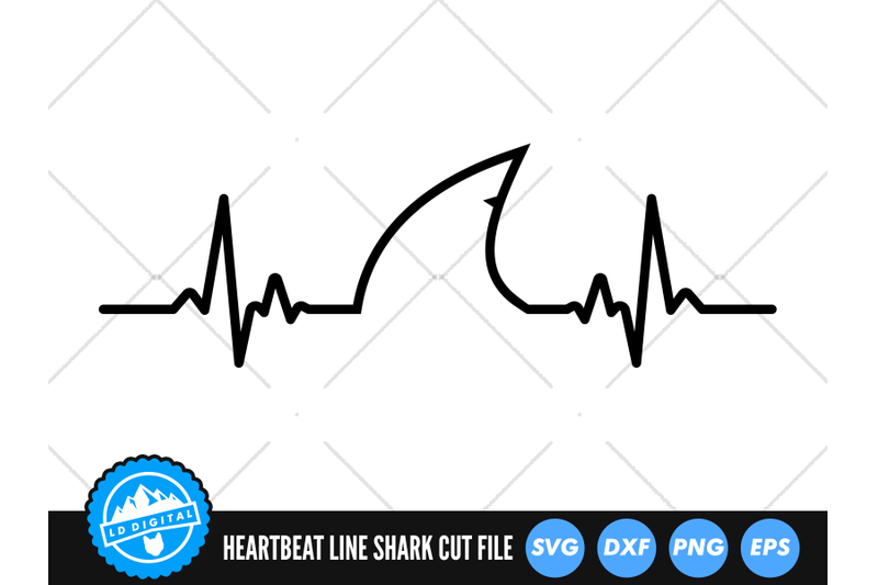 heartbeat-line-shark-fin-svg-ecg-ekg-cut-file-shark-fin-svg