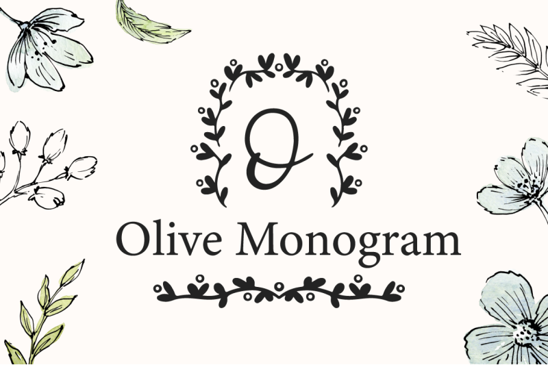 olive-monogram