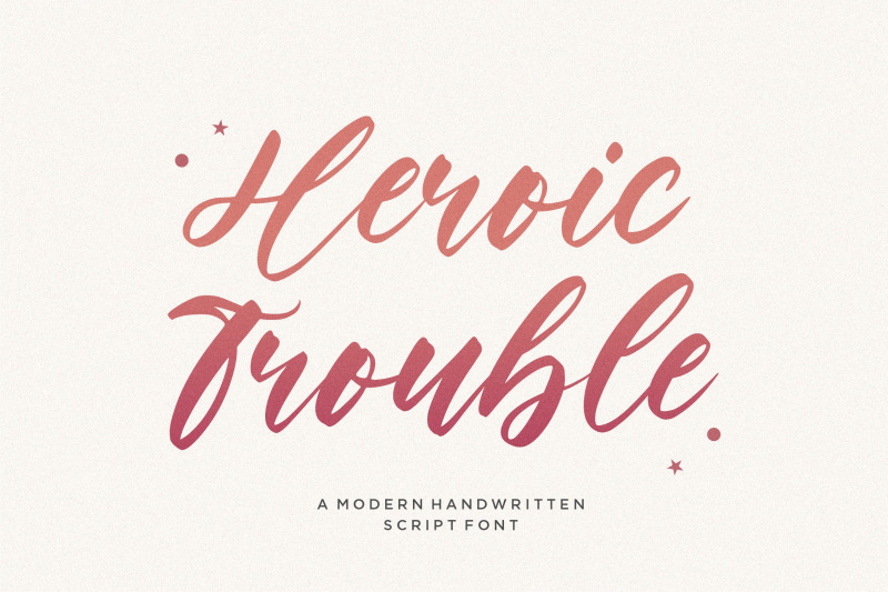heroic-trouble-modern-handwritten-script-font