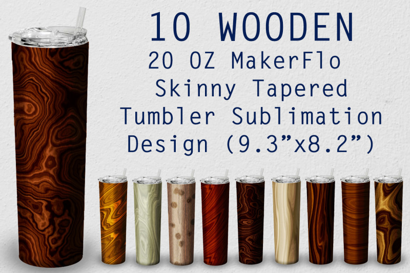 10-tumbler-tapered-20-oz-sublimation-wooden-wrap-design