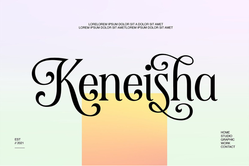 heshanty-typeface
