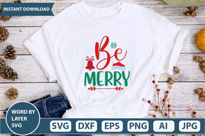 be-merry-svg-cut-file
