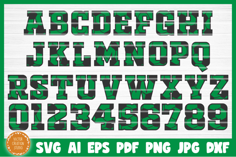 soccer-alphabet-font-svg-clipart