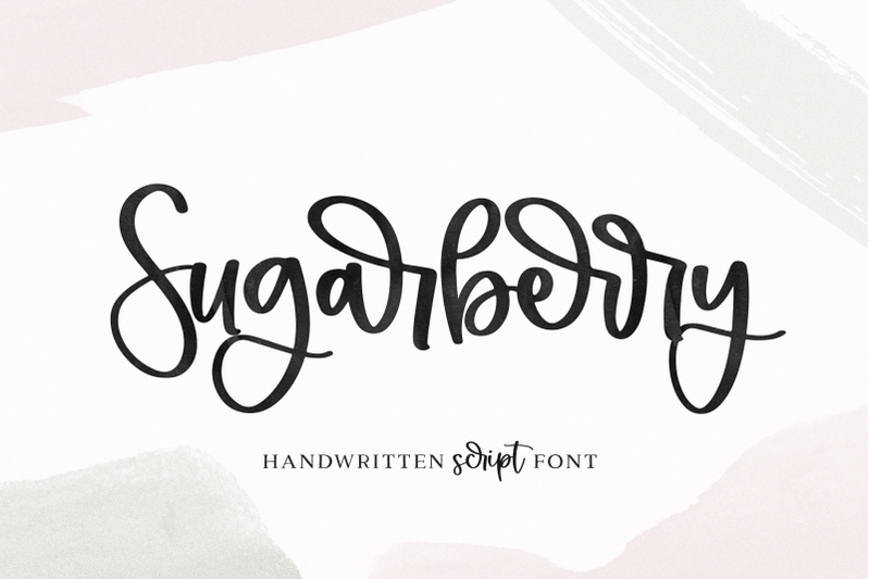 sugarberry-handwritten-script-font