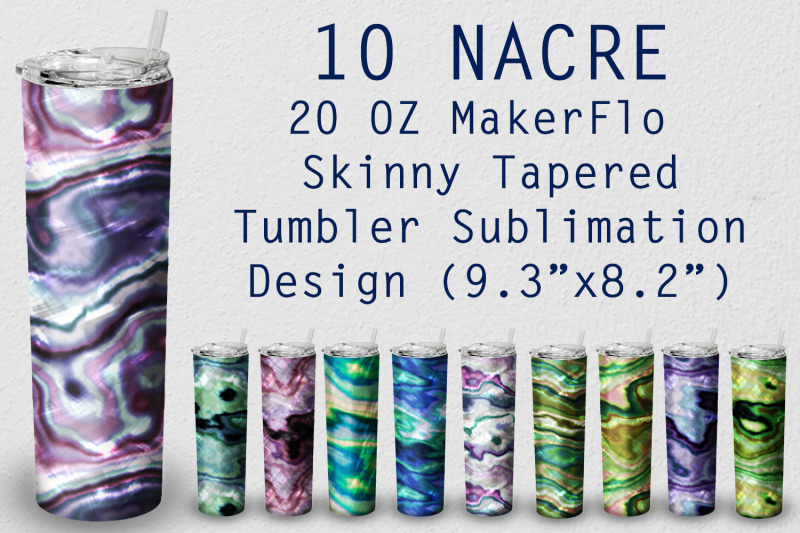 10-tumbler-tapered-20-oz-sublimation-nacre-wrap-design