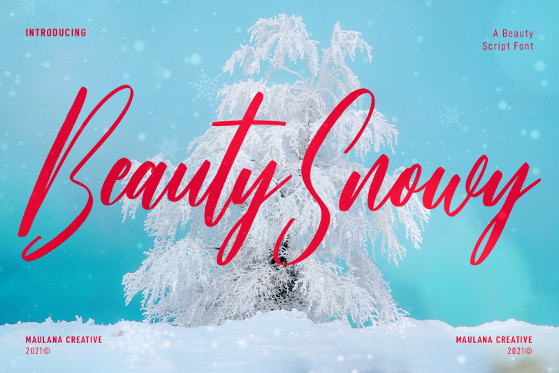 beauty-snowy-script-font