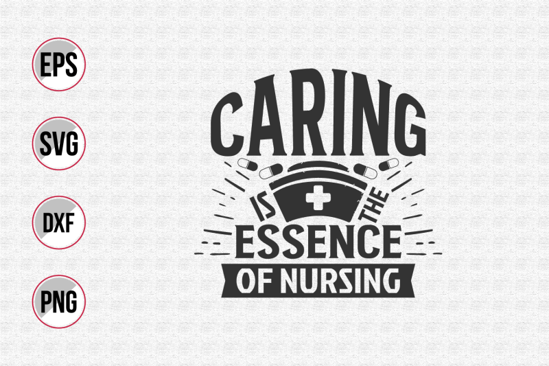 nurse-typographic-slogan-design-vector