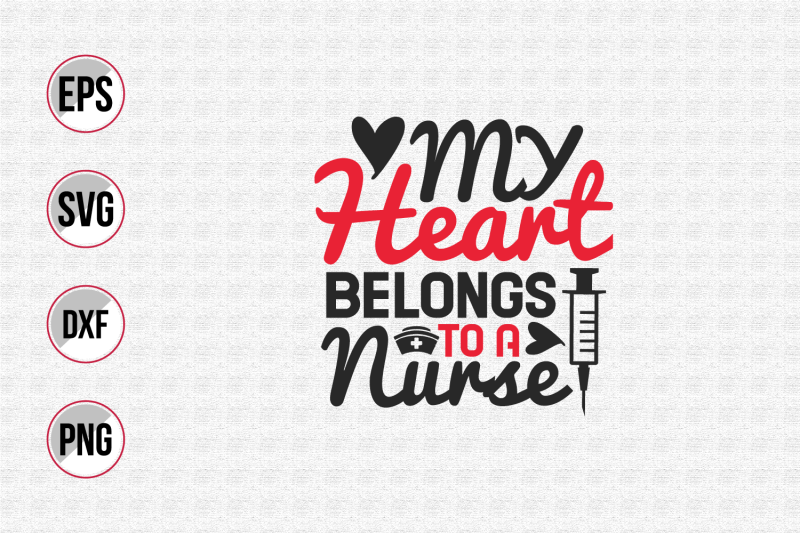 nurse-typographic-slogan-design-vector