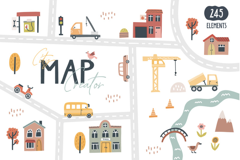kids-map-creator-city-amp-vehicles