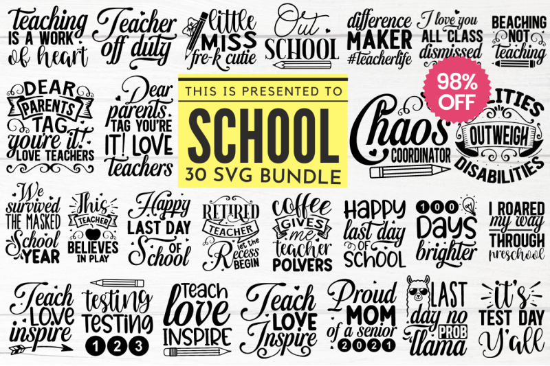 school-svg-bundle