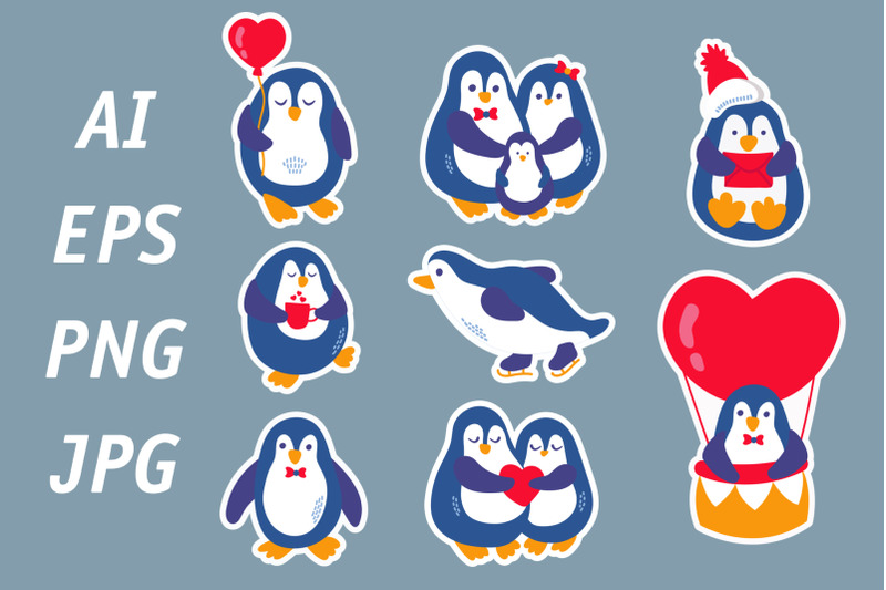 penguins-stickers