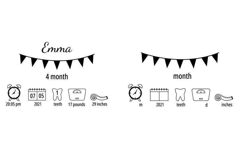 baby-board-announcement-baby-milestone-board-svg-kids-svg