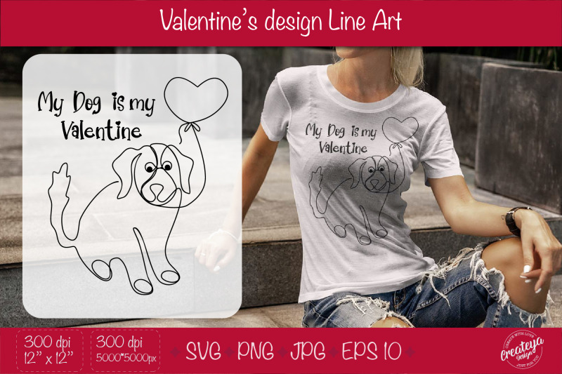 valentines-dog-line-art-svg-illustration-line-drawing