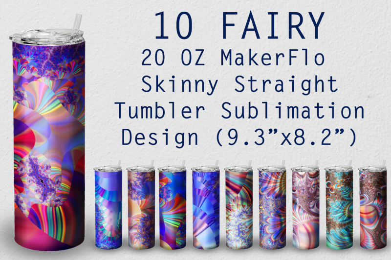 10-tumbler-straight-20-oz-sublimation-fairy-wrap-design