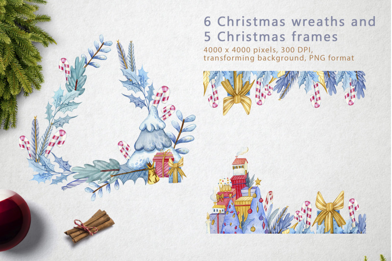 merry-christmas-watercolor-set