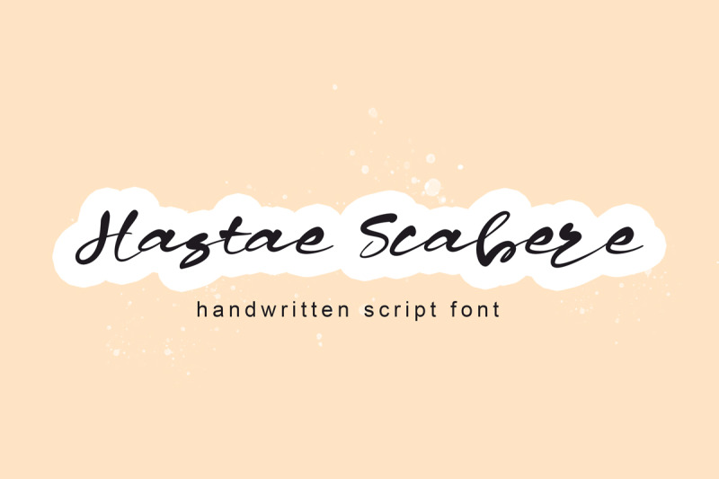 hastae-scabere-script-font