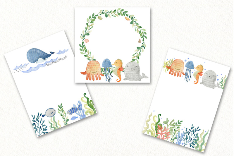 sea-animals-watercolor-kit
