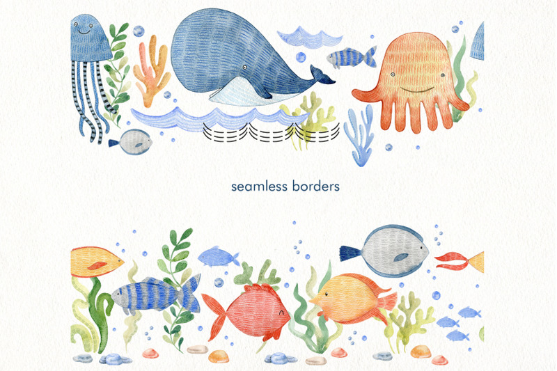 sea-animals-watercolor-kit