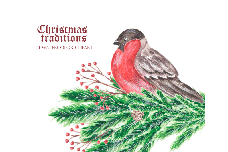 christmas-watercolor-clipart-new-year-winter-christmas-holidays