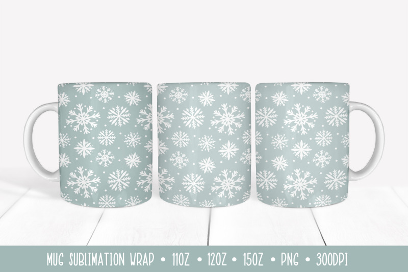 winter-snowflakes-mug-sublimation-wrap-christmas-mug-design