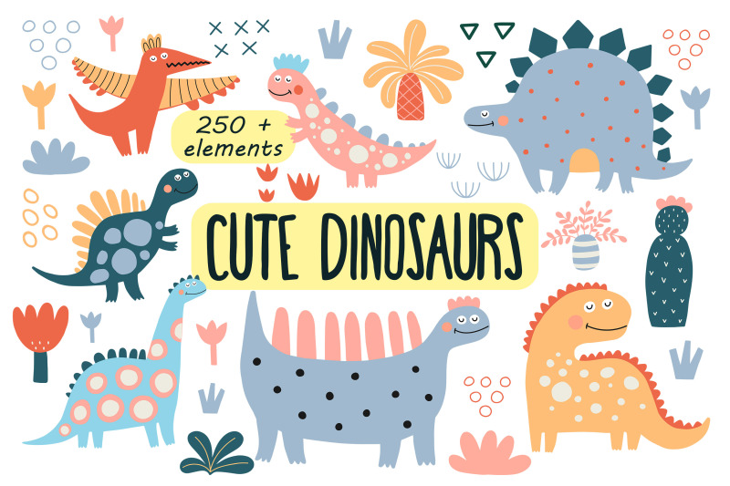 cute-dinosaurs-collection