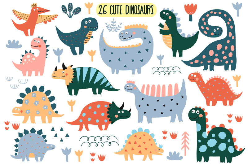 cute-dinosaurs-collection