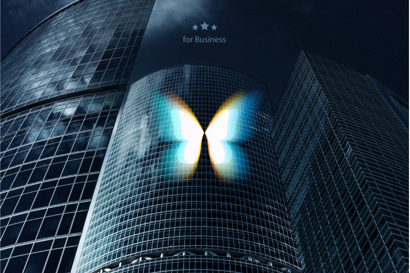 butterfly-logo-template