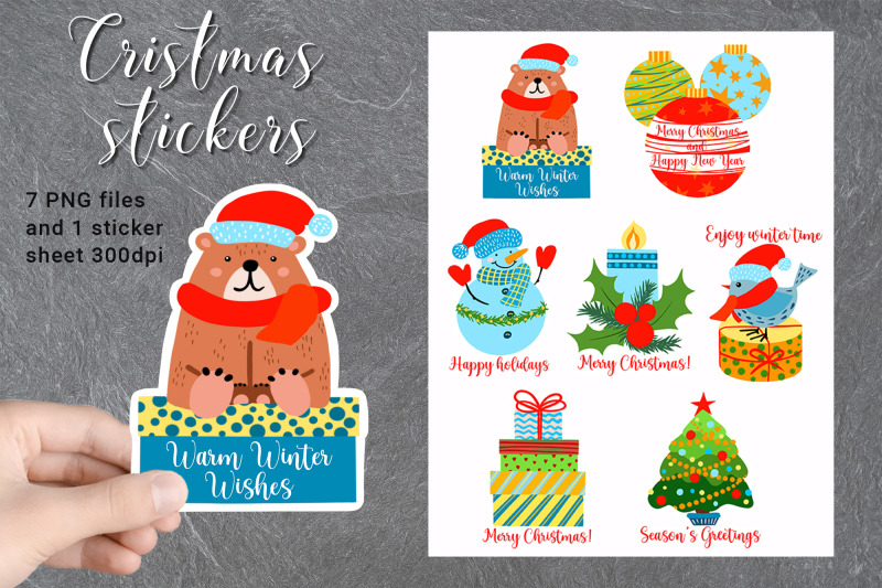 printable-christmas-stickers-pack-christmas-wishes