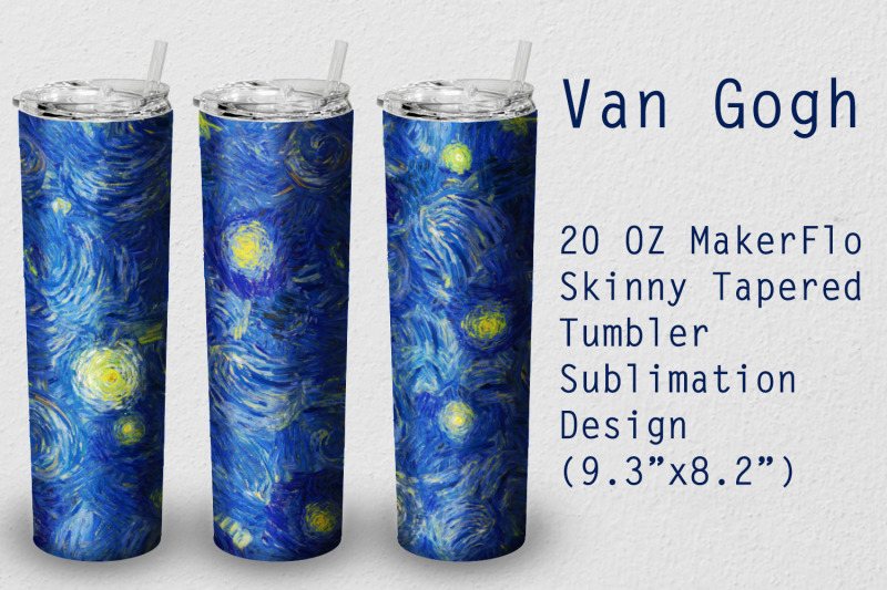 tumbler-tapered-20-oz-sublimation-van-gogh-wrap-design