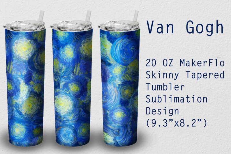 tumbler-tapered-20-oz-sublimation-van-gogh-wrap-design