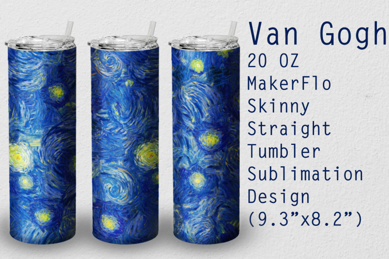 tumbler-straight-20-oz-sublimation-van-gogh-wrap-design