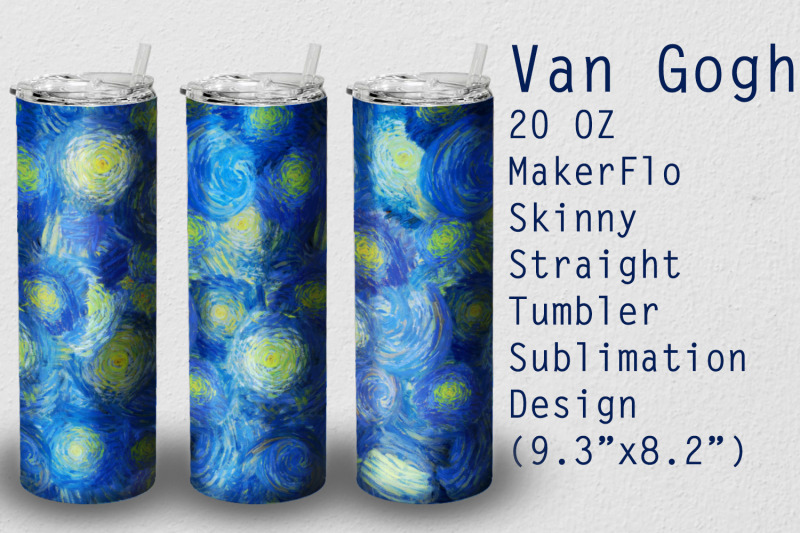 tumbler-straight-20-oz-sublimation-van-gogh-wrap-design