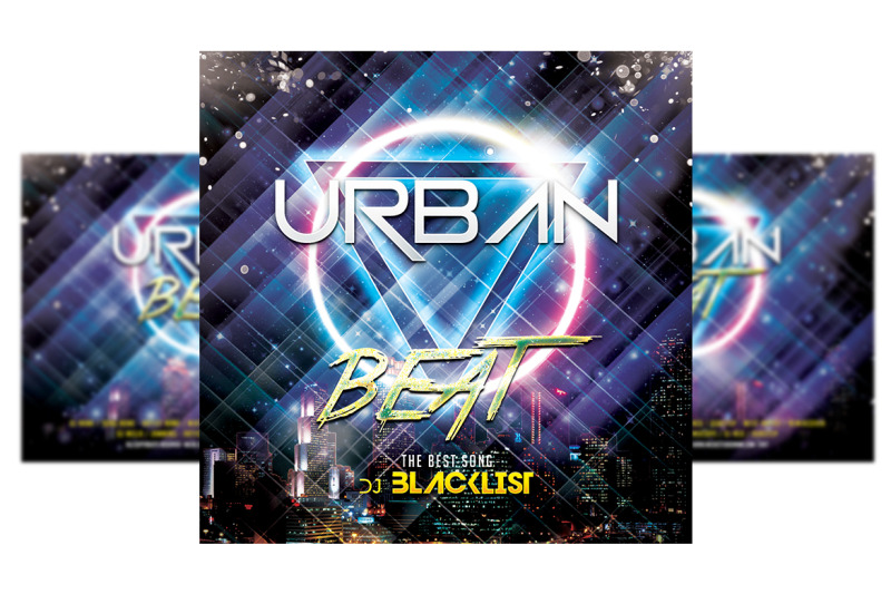 urban-beat-cd-cover-template