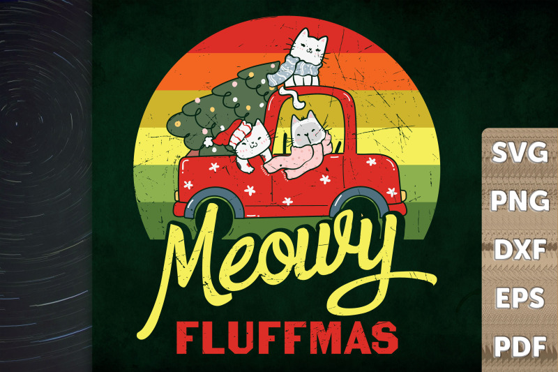 funny-christmas-catmas-meowy-fluffmas