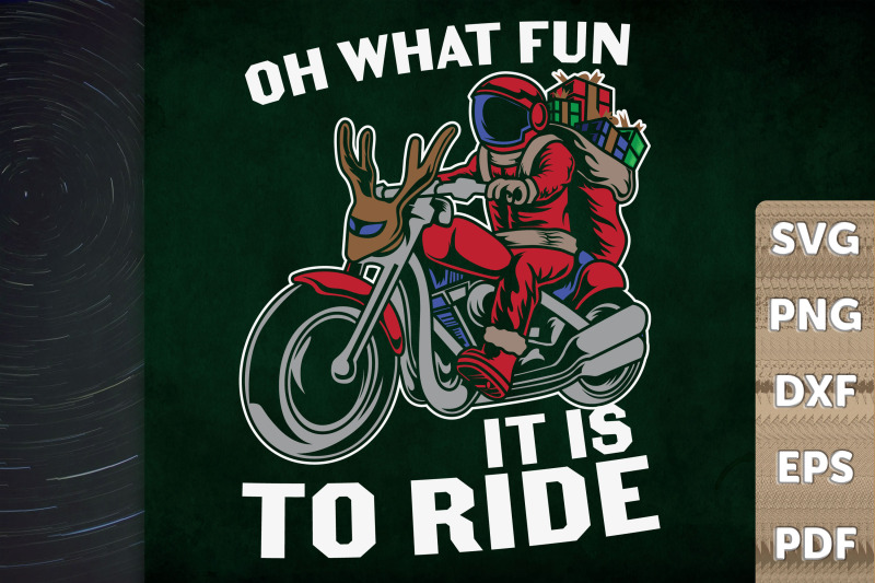 biker-santa-design-what-fun-it-039-s-to-ride