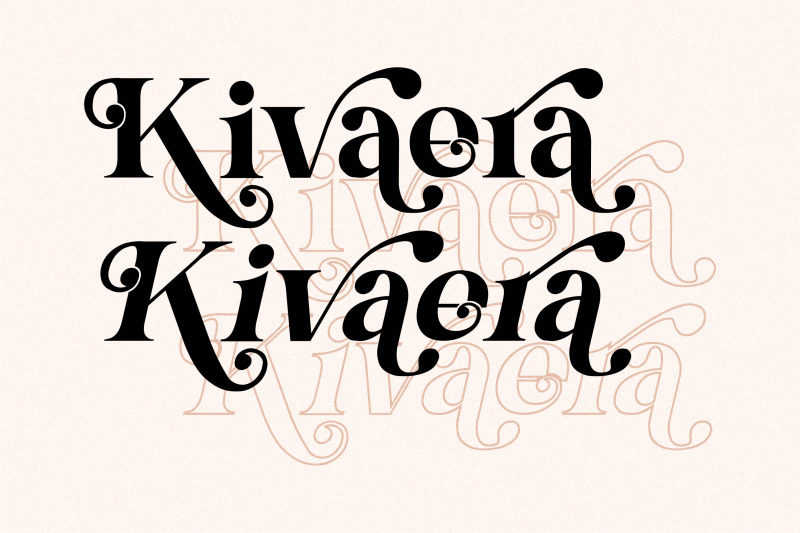 kivaera-typeface